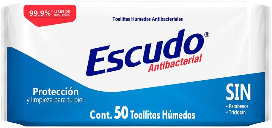 Escudo Antibacterial Toallitas Húmedas