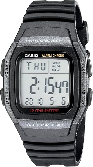 Casio W96H-1AV Reloj deportivo de acero