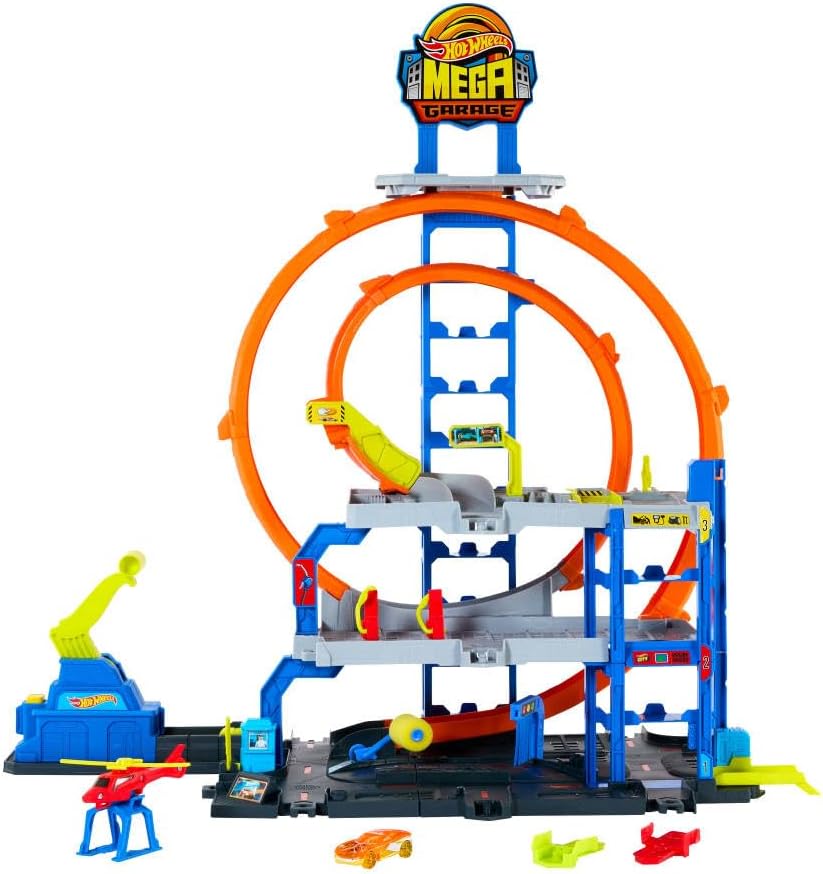 Hot Wheels City Pista de Juguete Mega Garage