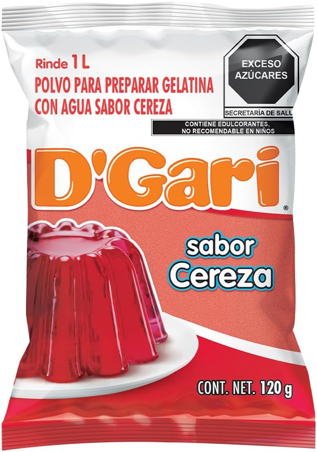 Amazon: D´Gari Gelatina para agua sabor Cereza
