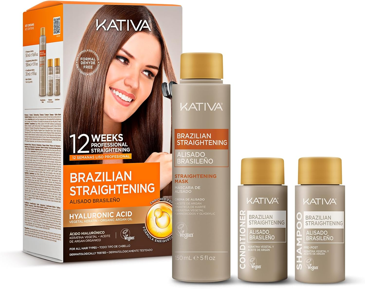 KATIVA Alisado Brasileño, 225 ml