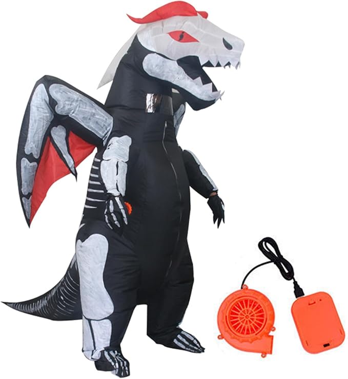 Amazon: Disfraz inflable de Dragon Esqueleto