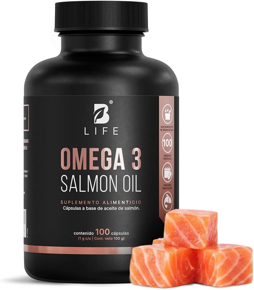 B Life Omega 3 Aceite Puro de Salmón 100 cápsulas