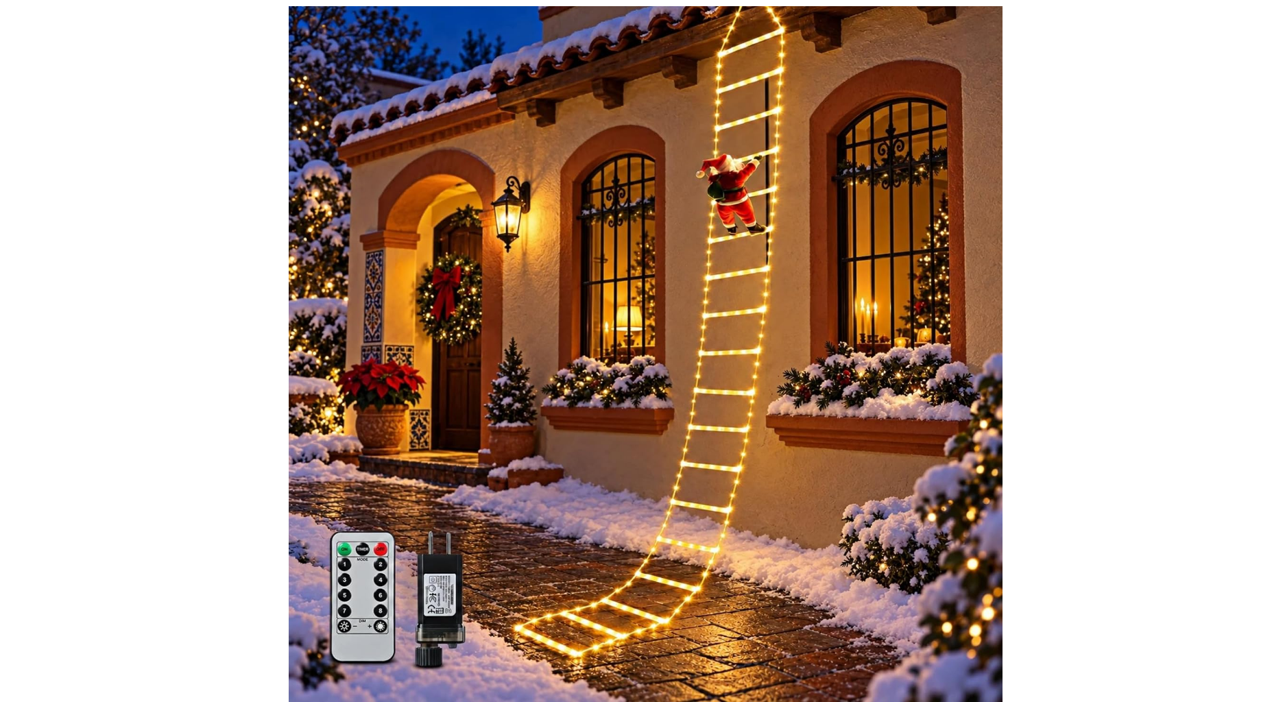 Luces Navideñas de Escalera 3M 240 LED