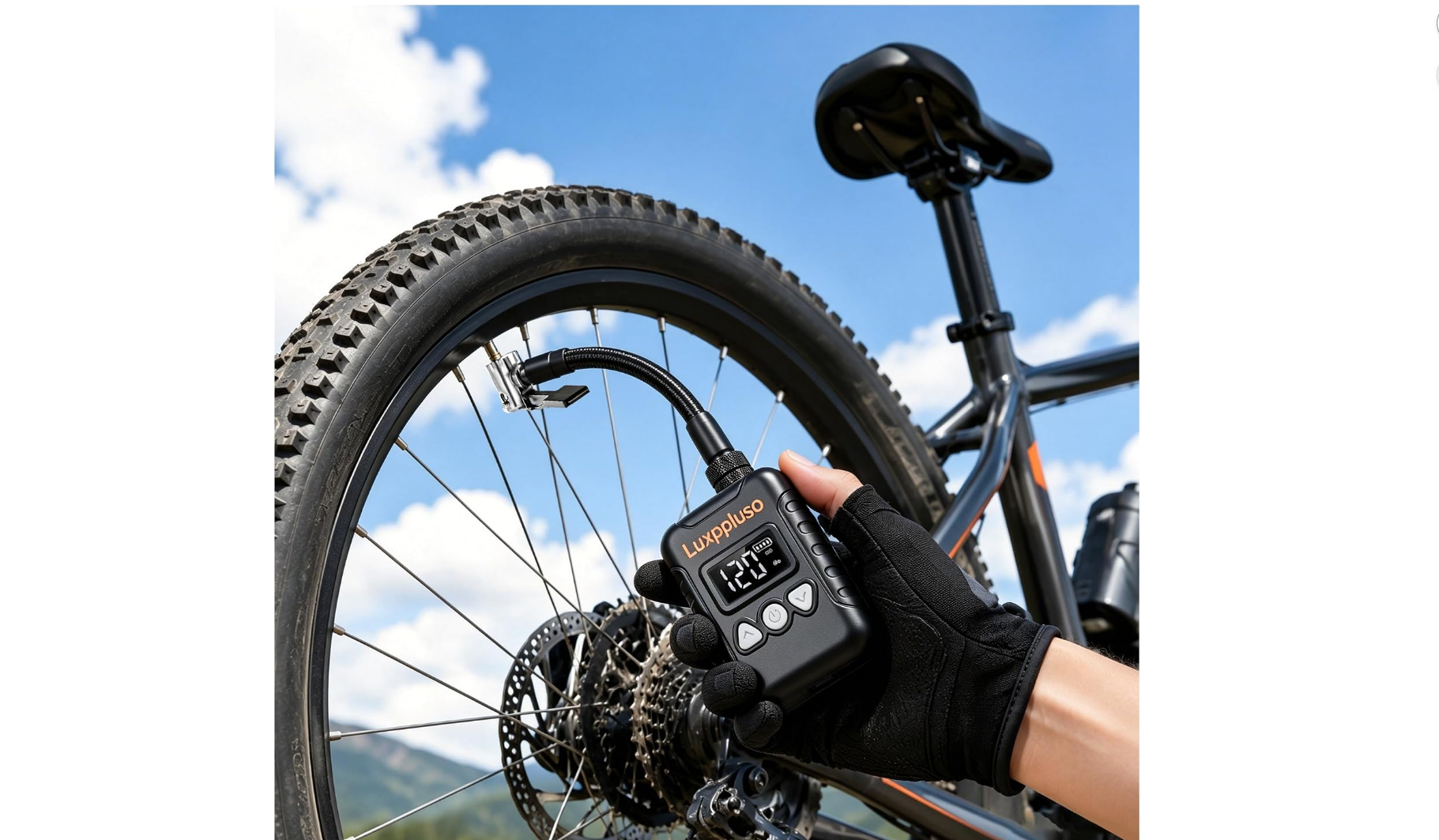 Bomba de bicicleta eléctrica