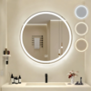Espejo Decorativo Touch Para Baño Con Luz Led